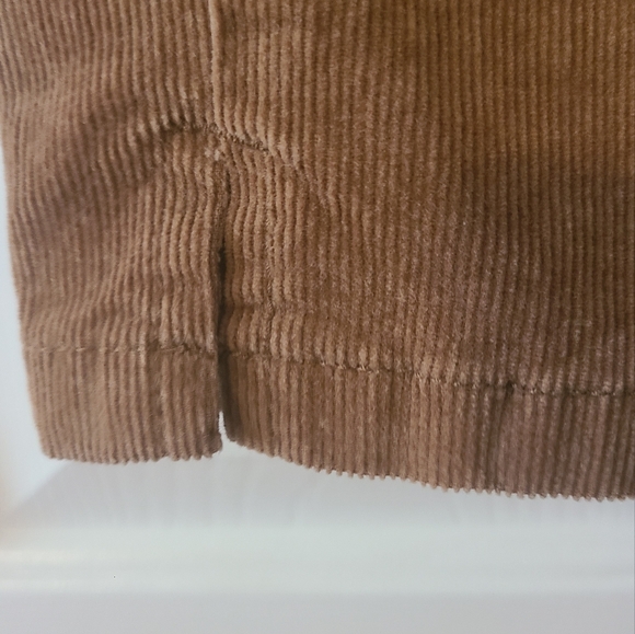 H&M Light Brown Fine Courderoy Cropped Pants Size 6 - Picture 5 of 9